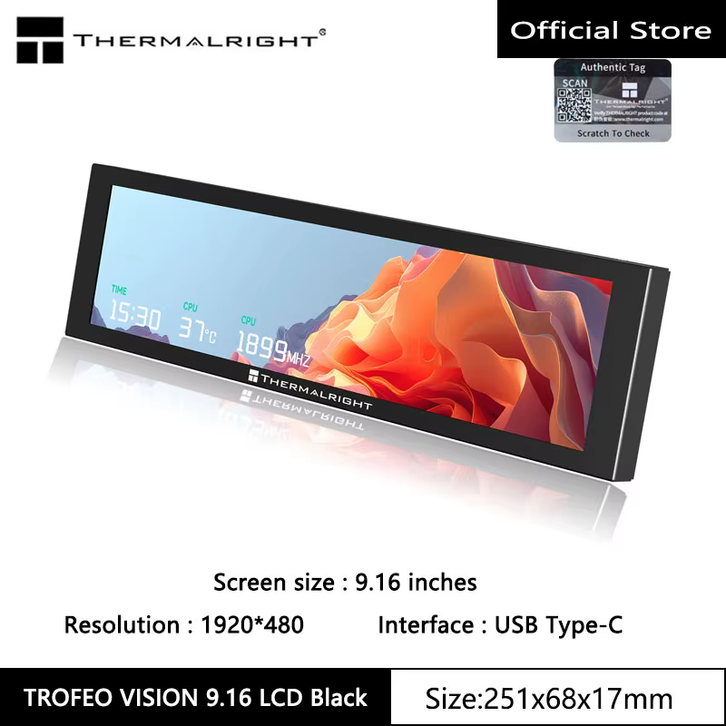 Thermalright TROFEO VISION LCD IPS écran LCD couleur