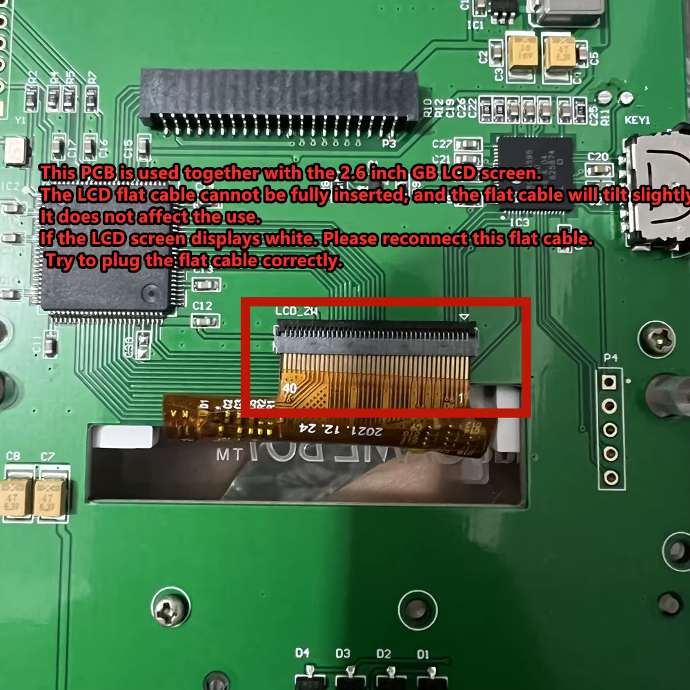 Kits d'écran LCD GB DMG 2.45 pouces pour Gameboy IPS