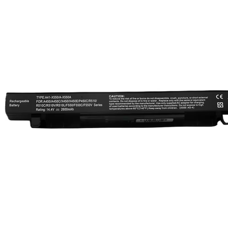 Batterie d'ordinateur portable 2.20AH A41-X550A pour Asus X550 A41-X550 X550J A550 A550J F550 F552 K550 K450 P450 P550 R409 R510 X452 A450C R510V