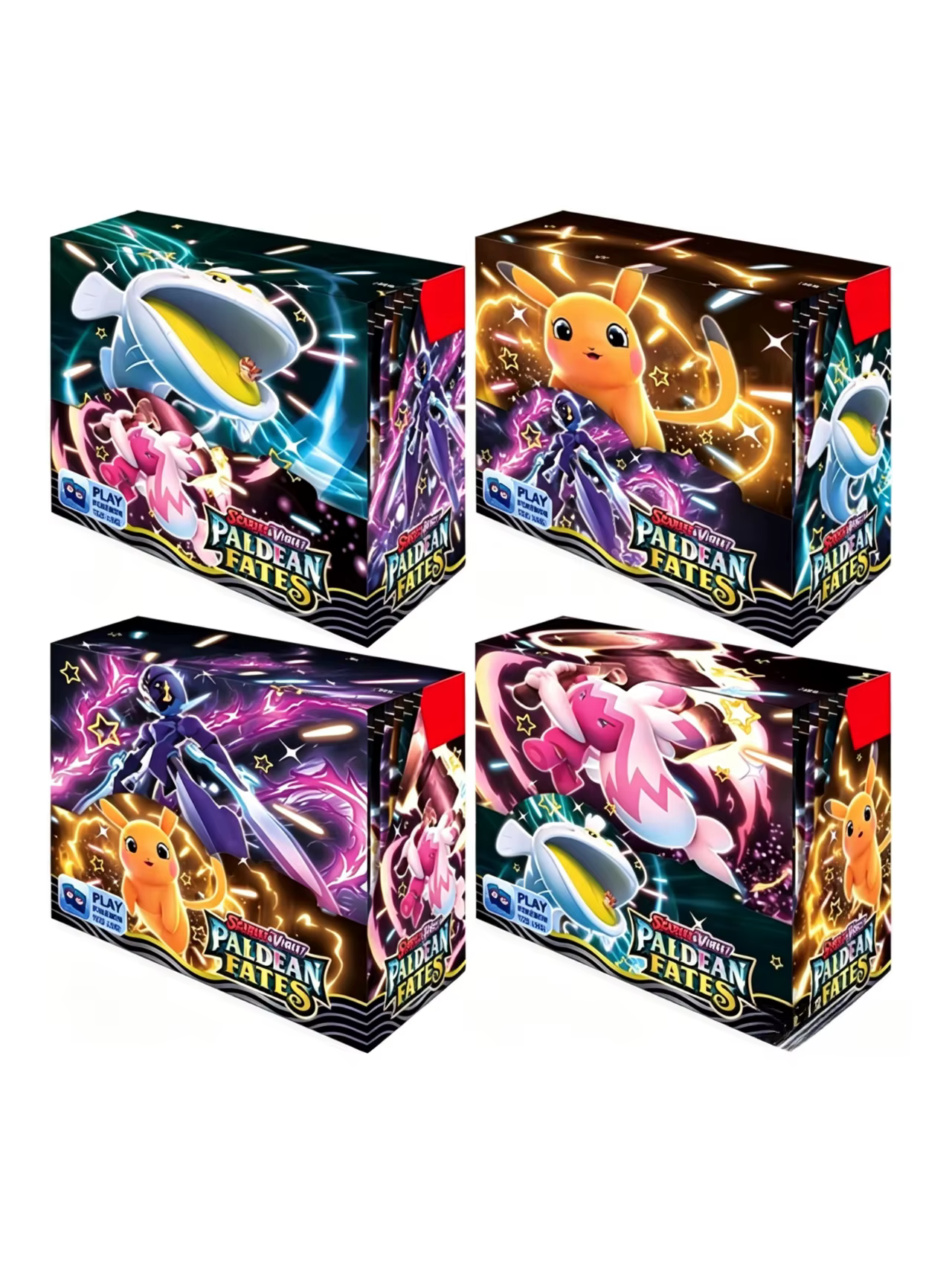 Lot de cartes Pokémon v10 Prismatic Evolutions Destined Rivals Scarlet Violet 151 Anglais ME02 Carte Cadeau