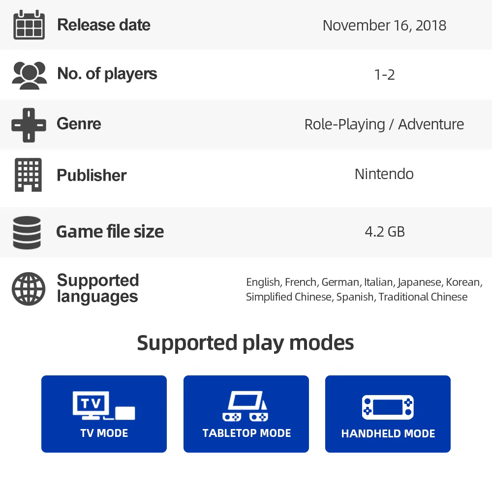Cartouche de jeu Nintendo Switch, Pokemon, Let's Go, Pikachu, carte fongique, fête pour Switch OLED Lite