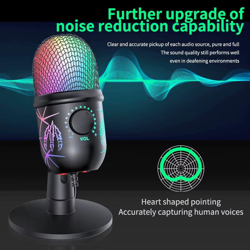 Microphone de jeu USB pour PC
