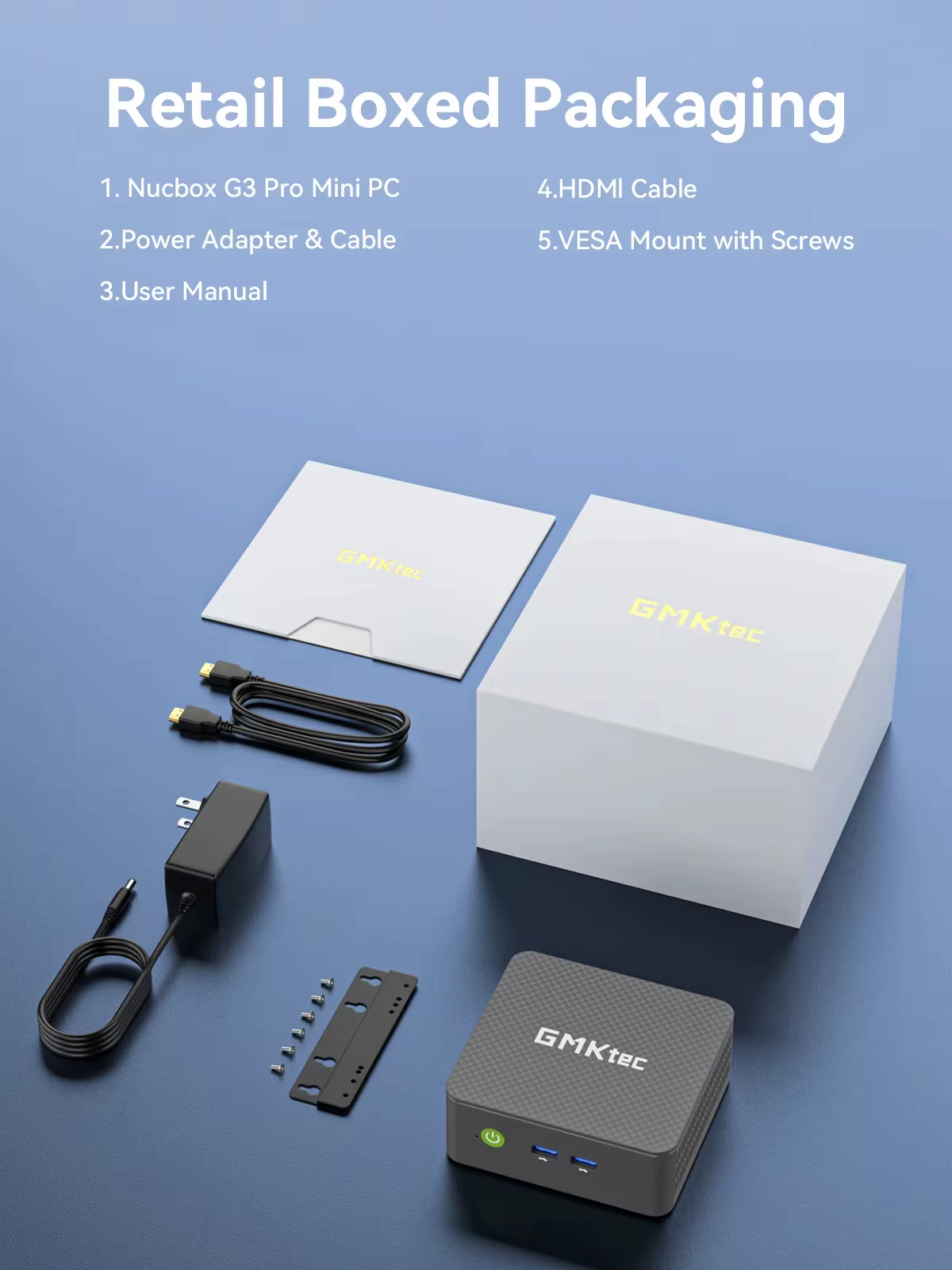 Mini PC GMKtec G3 Pro Intel Core i3-10110U