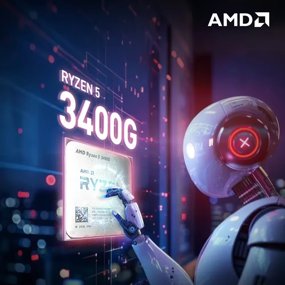 Processeur de jeu pour ordinateur de bureau AMD Ryzen 5 3400G R5 3400G