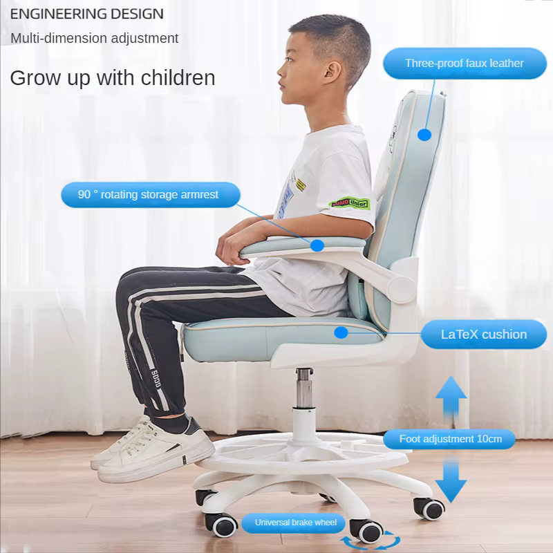 Chaise d'étude ergonomique