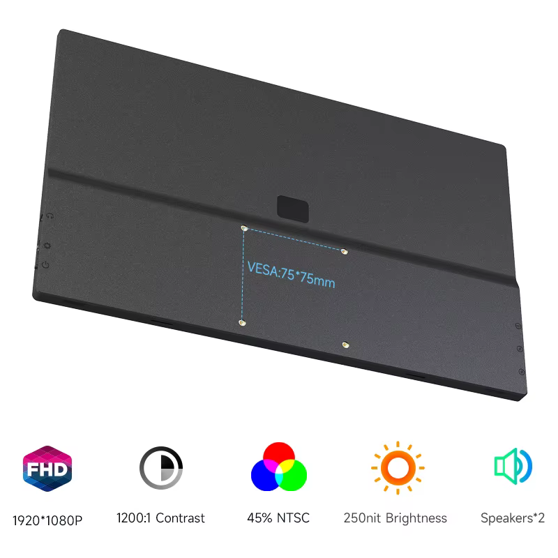 Moniteur portable FHD, écran HDR 15.6 NTSC IPS A +