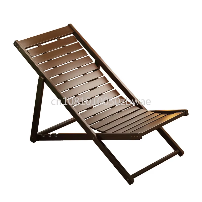 Chaise longue en bambou réglable sur quatre niveaux, pliable, pour usage domestique, permettant de s'asseoir ou de s'allonger, chaise de repos estivale pour le bureau