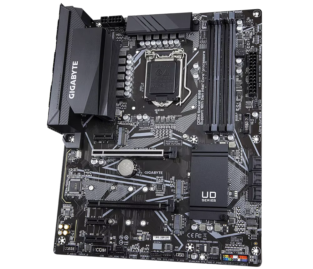 Carte mère GIGABYTE Z490 UD LGA 1200 4×DDR4 128 Go PCI-E 4.0
