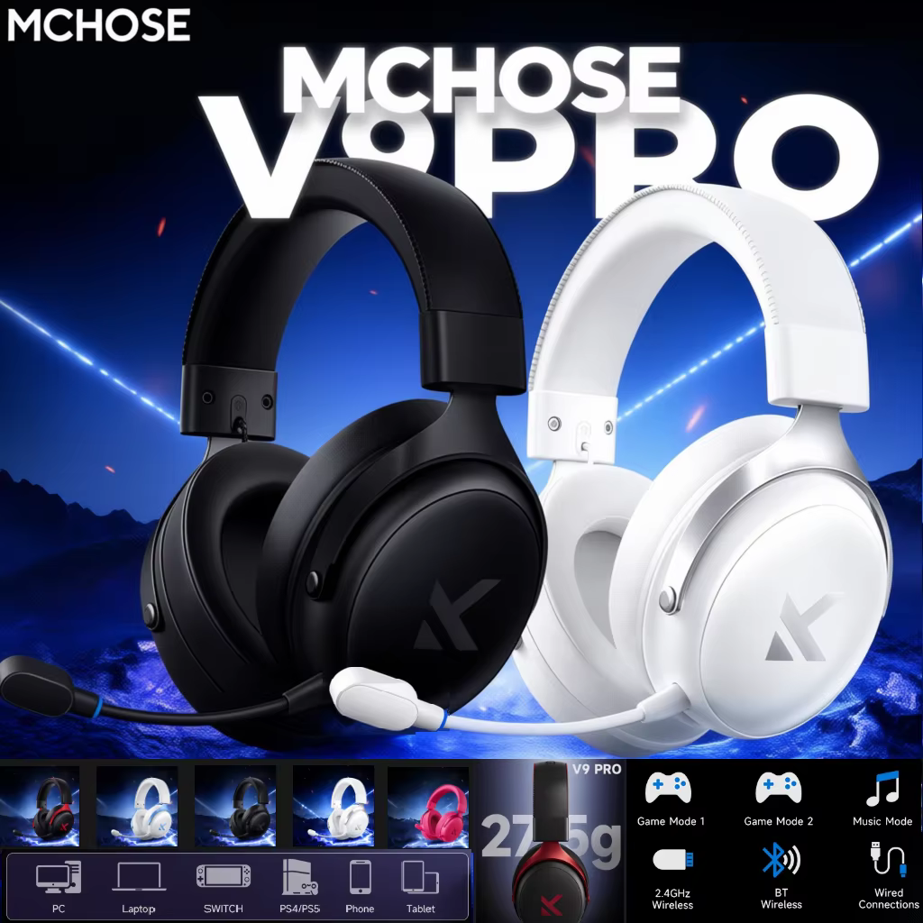 Casque de jeu MCHOSE V9 Pro sans fil