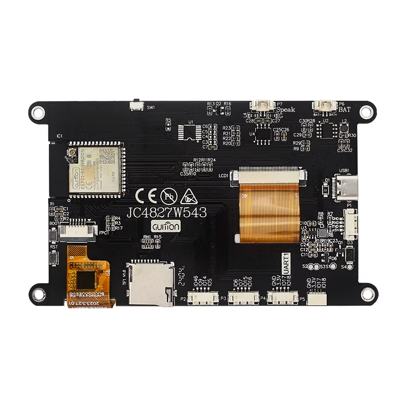 Module d'affichage de carte de développement LCD haute définition IPS ESP32-S3, 4.3 pouces, avec WIFI et Bluetooth, tactile capacitif en option