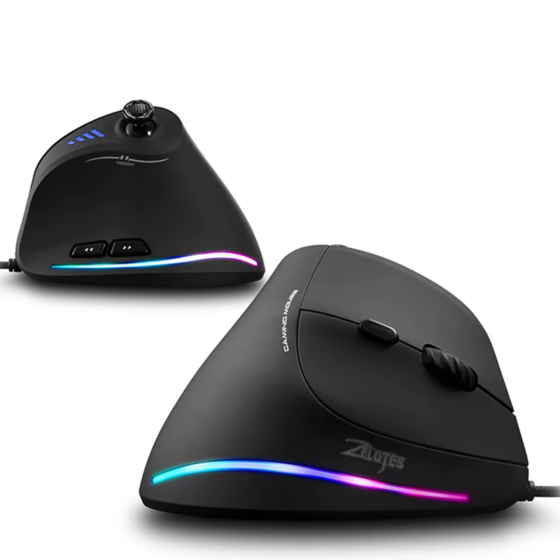 Souris verticale ZELOTES C-18