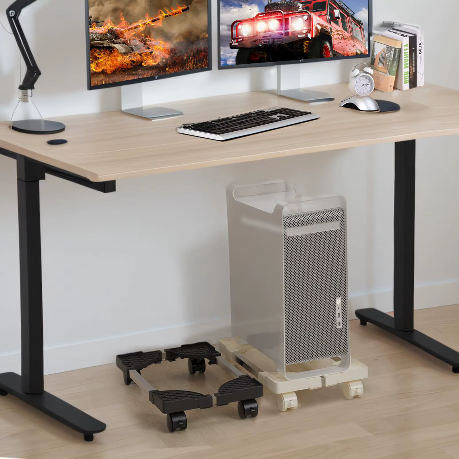 Support d'ordinateur pour tour de bureau