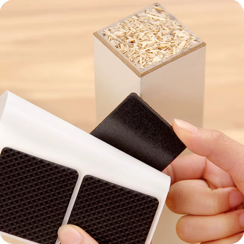 Coussinets en caoutchouc pour pieds de chaise, tapis antidérapant, amortisseur de pare-chocs, protection des pieds de Table auto-adhésive, matériel de protection du sol