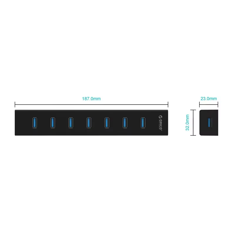 Airies USB 3.0 portable avec distributeur d'alimentation
