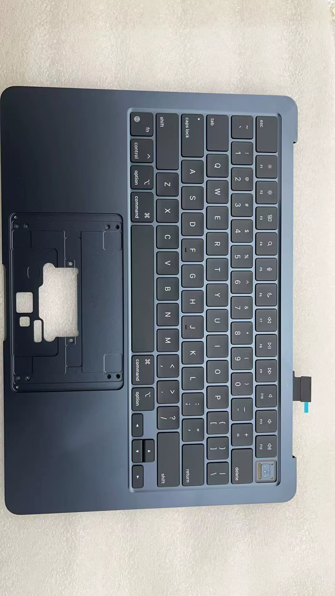 Couleur originale gris bleu pour Macbook Air 13.3 "M2 A2681 Topcase avec repose-paume rétro-éclairé clavier américain
