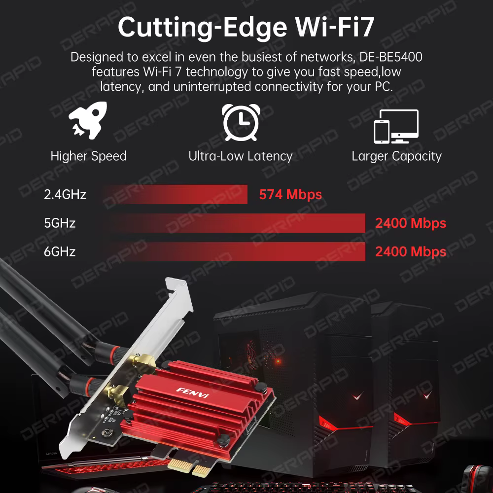 Carte réseau WiFi 7 MT7925 PCIE