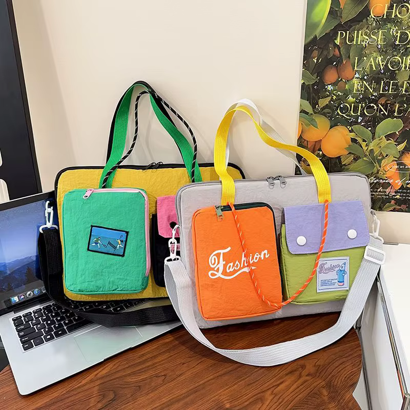 Sac de rangement pour ordinateur portable coloré et mignon