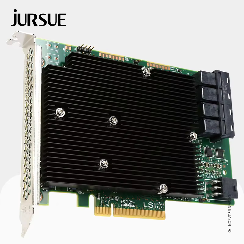 Carte d'extension SAS HBA PCIe SATA Compatible avec le Mode IT LSI 9300-16i