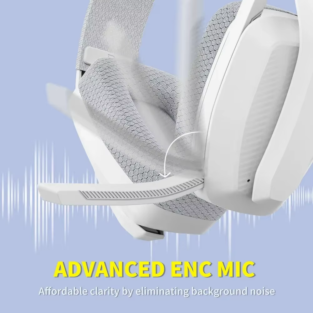BINNUNE BW06 2.4 GHz casque de jeu Bluetooth avec micro pour PS5 PS4 PC Mac Playstation