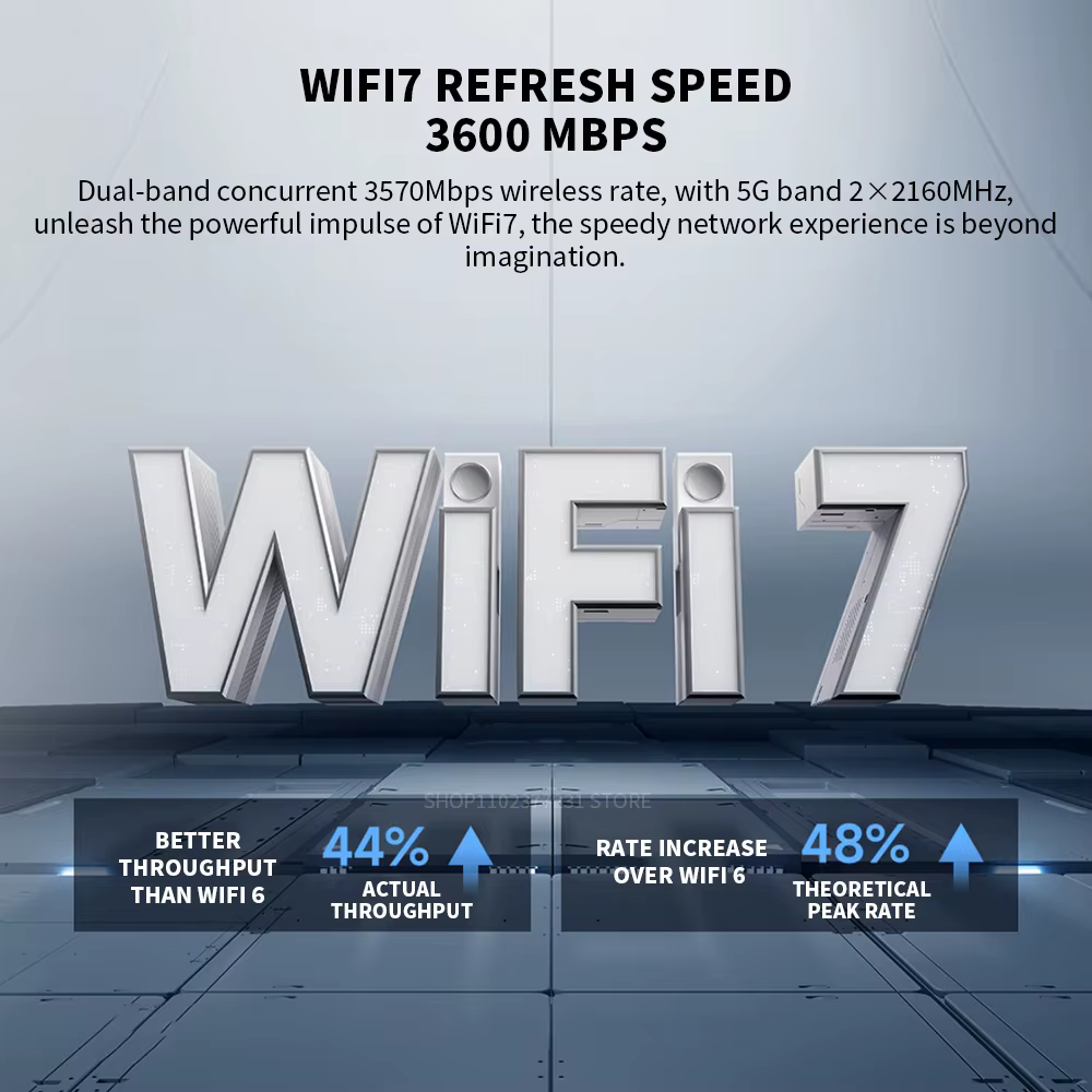 Routeur Xiaomi BE3600 WiFi 7 double bande Qualcomm quad-core