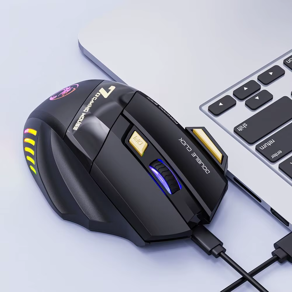Souris de jeu sans fil USB IMICE GW-X7 3200 ug I mode touristes Rechargeable 7 prédire 2.4 mesurz