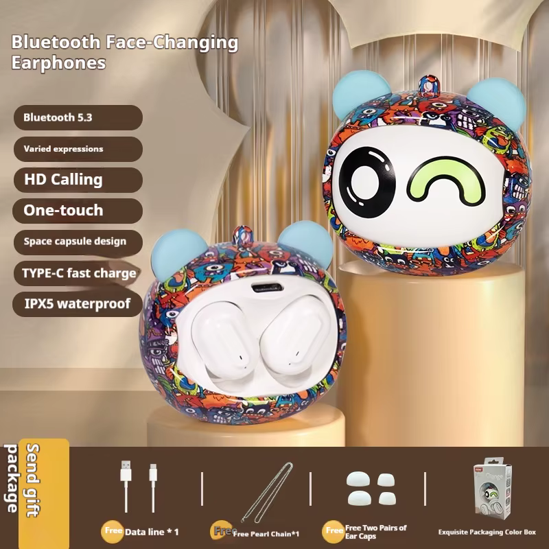 Casque de jeu 2026 nouveau Design rabattable rotatif sans fil écouteurs HiFi stéréo dans l'oreille contrôle tactile