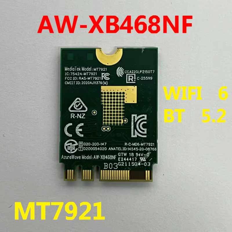 AW-XB468NF pour ASUS FA506QM FX506 FX507R FA507 WLAN WIFI Module sans fil Bluetooth