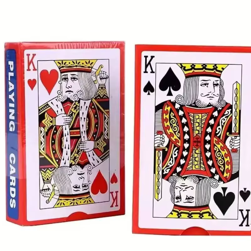 Jeu de cartes de poker K imperméable et coloré, jeu de cartes de bridge sportif, jeu de table pour un joueur, valeur des points