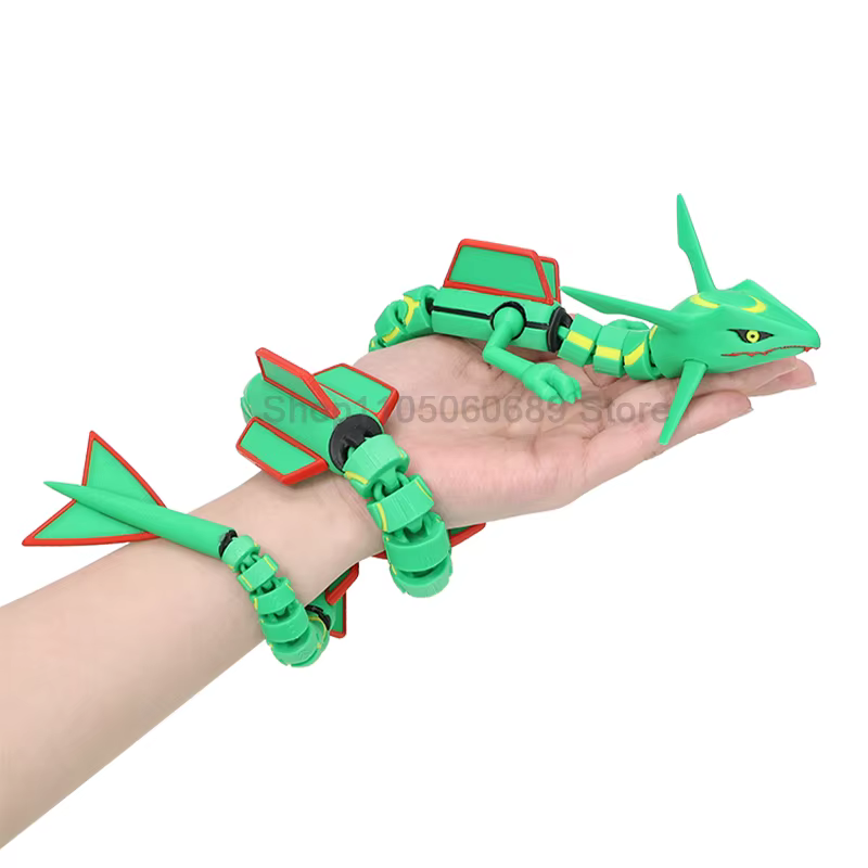 Impression 3D brillant Rayquaza figurine dessin animé Rayquaza Collections modèle bureau ornement décoration cadeau jouet