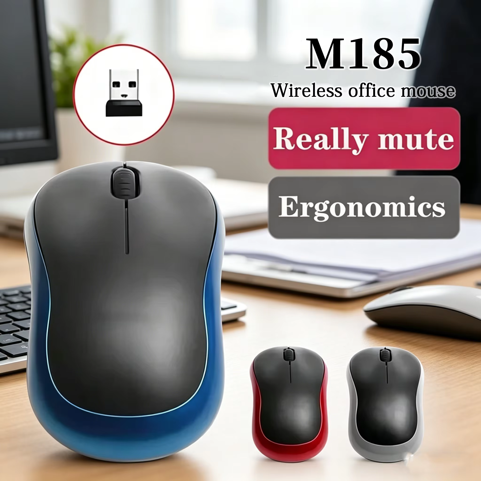 Nouvelle souris sans fil M185 Mini