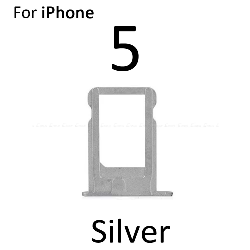 Adaptateur de fente pour carte SIM, pièces de rechange pour iPhone 4, 4S, 5, 5S, SE, 5C