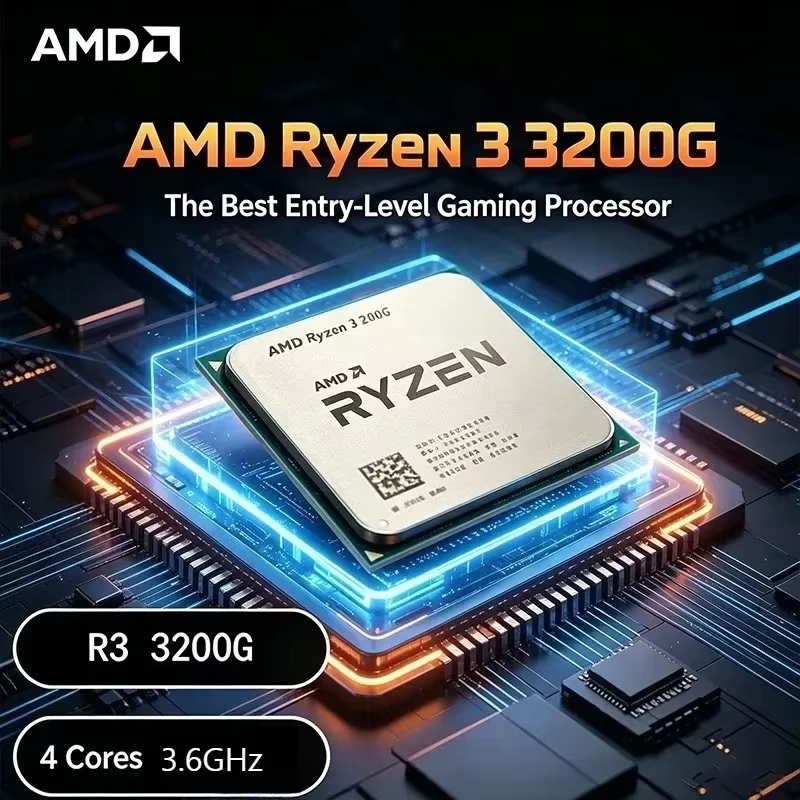 Processeur AMD Ryzen 3 R3 3200G 100% neuf et original