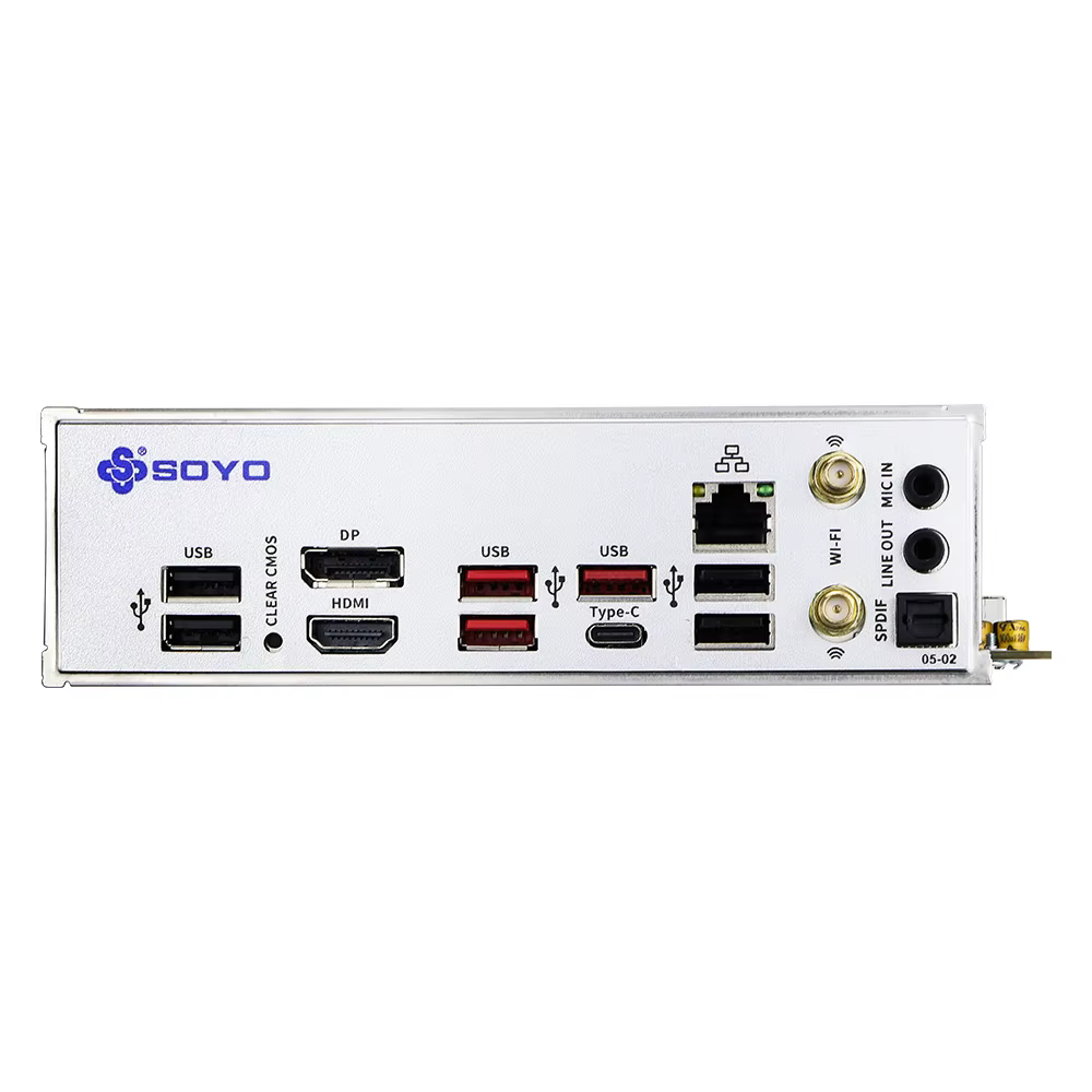 SOYO B850M ARGB carte mère WIFI6 MINI-ITX double canal DDR5 M.2 PCIE5.0 TYPE-C AM5 Socket AMD B850ITX Support (900X 7800X3D)