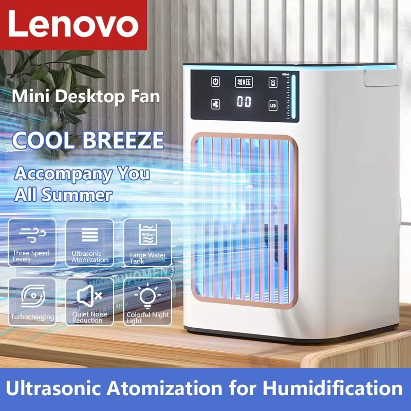 Ventilateur de refroidissement portable Lenovo USB avec humidificateur