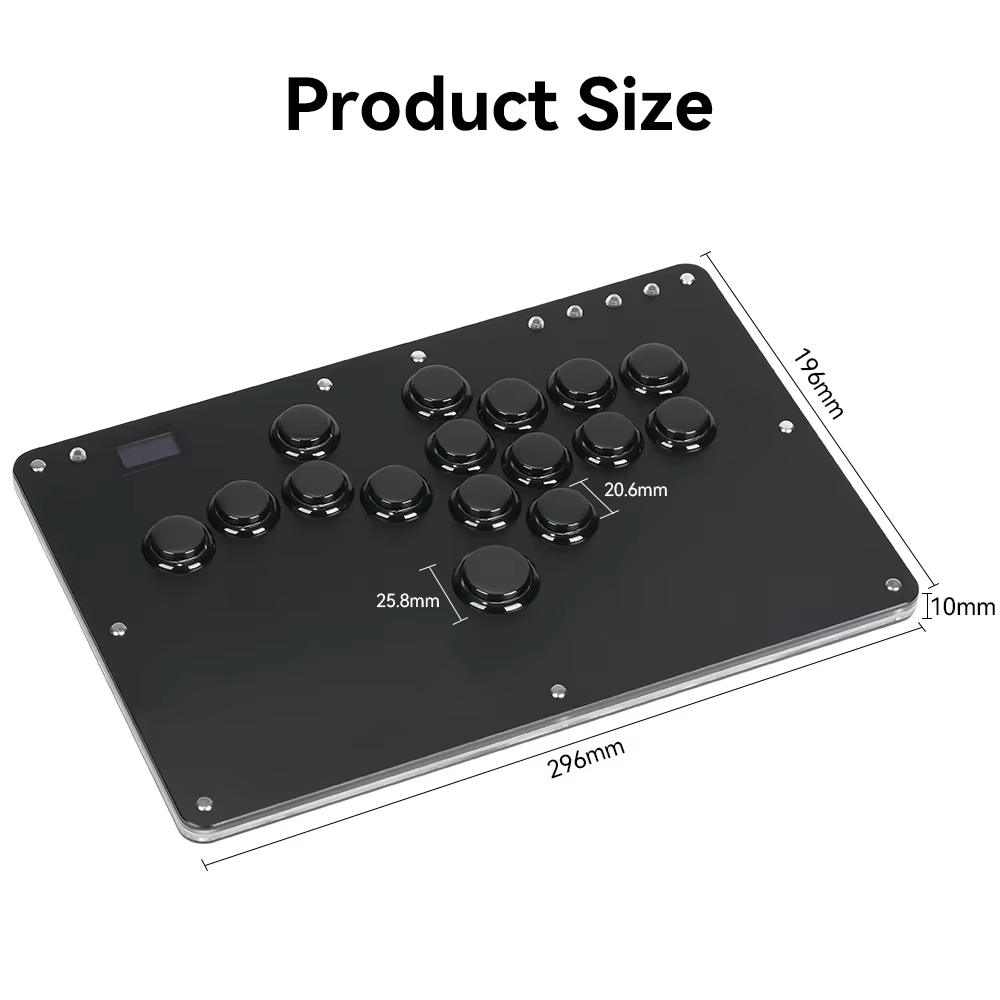 Haute42- COSMOX Fighting Hitbox Manette de jeu pour PC/PS3/PS4/PS5 Switch Steam