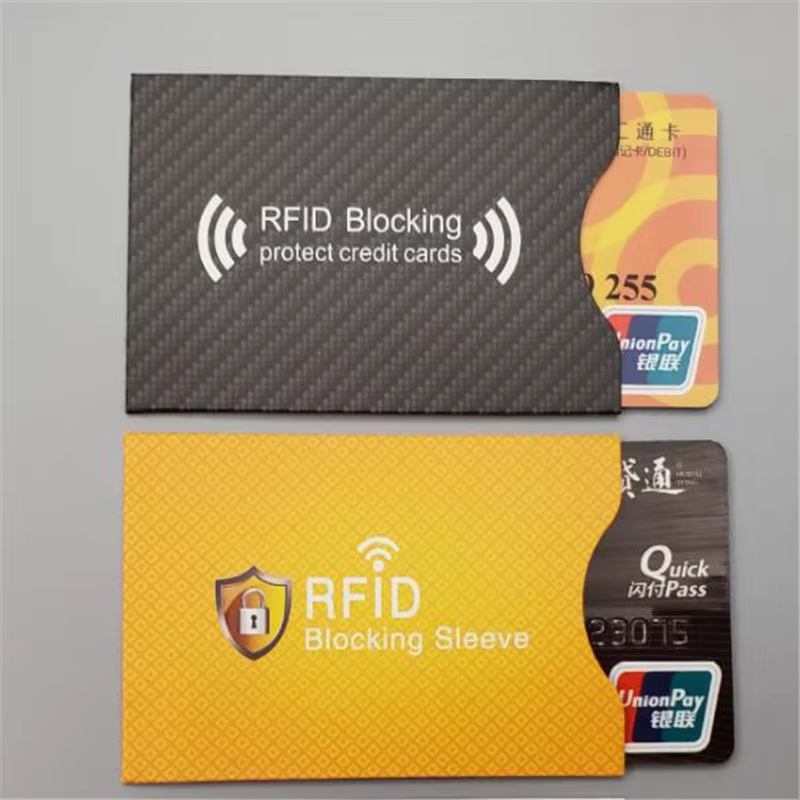 5 pièces mode Anti-vol pour RFID protecteur de carte de crédit blocage porte-carte manchon coque peau couvre Protection étui pour carte bancaire