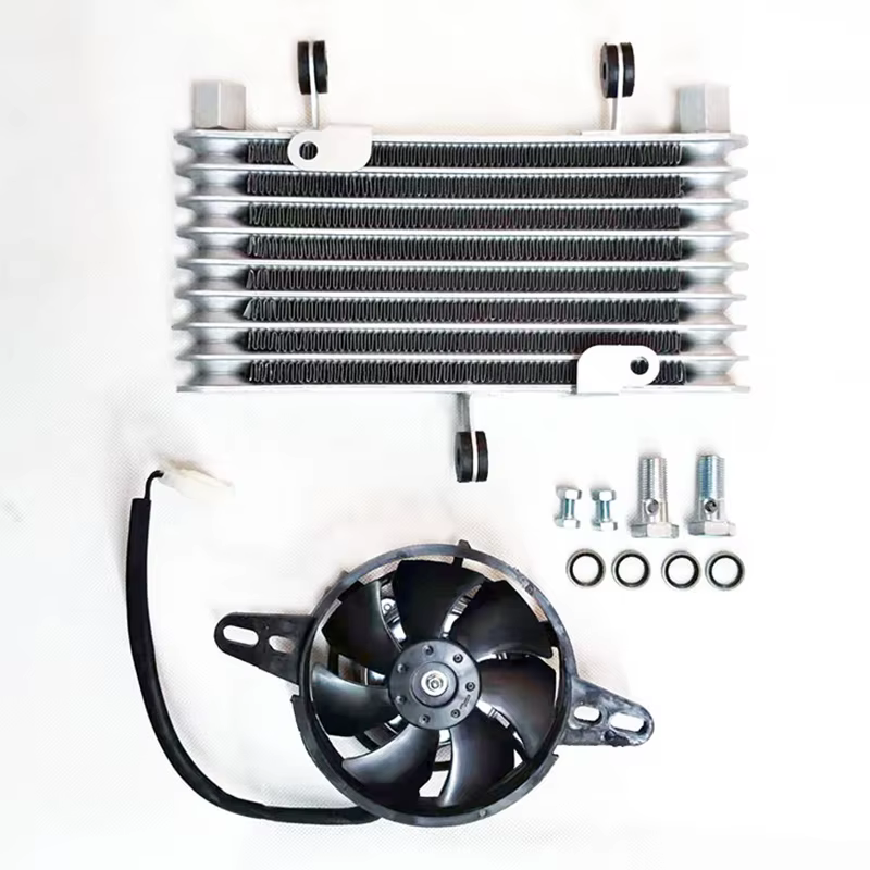 Ventilateur de refroidissement d'huile moteur de moto universel en aluminium, refroidisseur d'eau, Kit efficace de radiateur, réchauffeur de la température du moteur