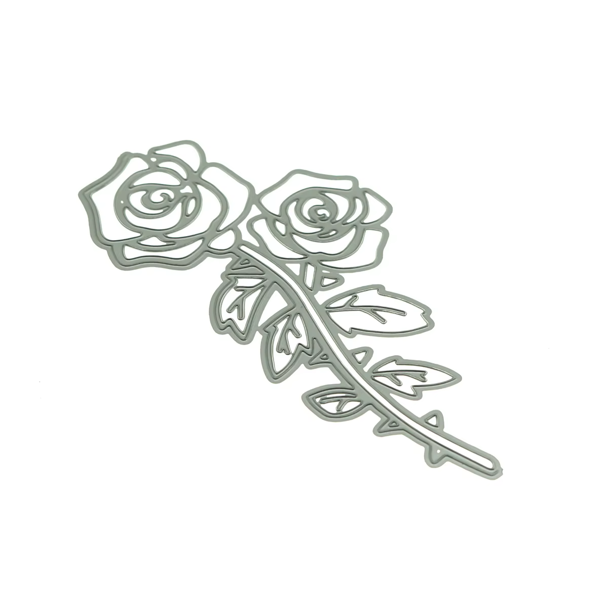 Matrices de découpe de fleurs pour bord de couverture de carte, scrapbooking, motif de rose, papier artisanal, coupe-travail d'art, moule pour enveloppe