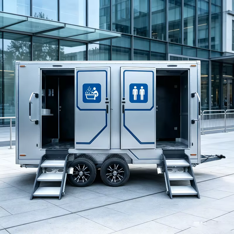 Toilettes portables, toilettes extérieures, toilettes mobiles, WC portatif, toilettes et douche portables, toilettes personnalisées