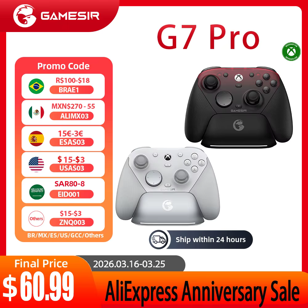 Manette de jeu filaire GameSir G7 Pro pour Xbox Series X | S