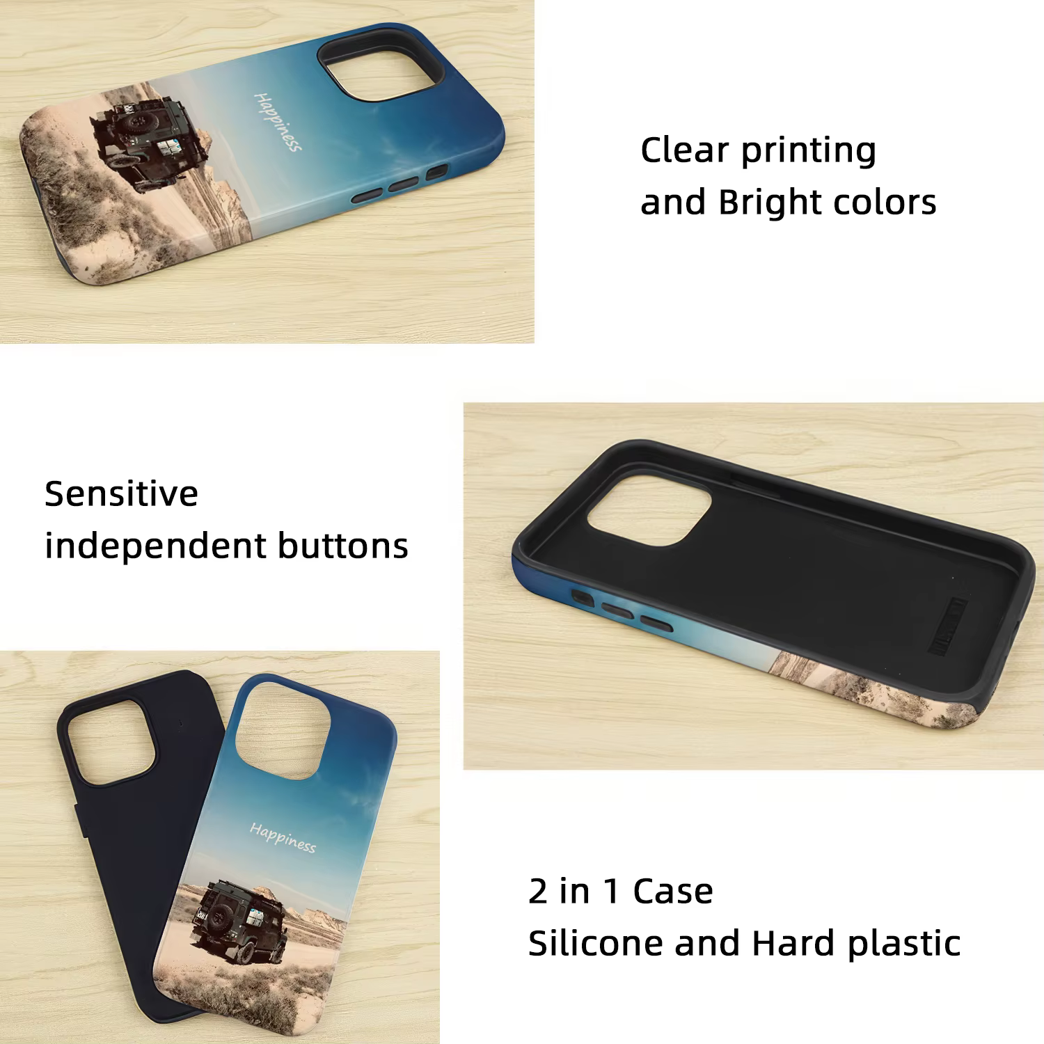 Coque de téléphone avec image personnalisée, coque robuste pour iPhone 15, 14, 13, 12 Pro Max Plus, X, Poly XS, 11, photo de bricolage, conception personnalisée