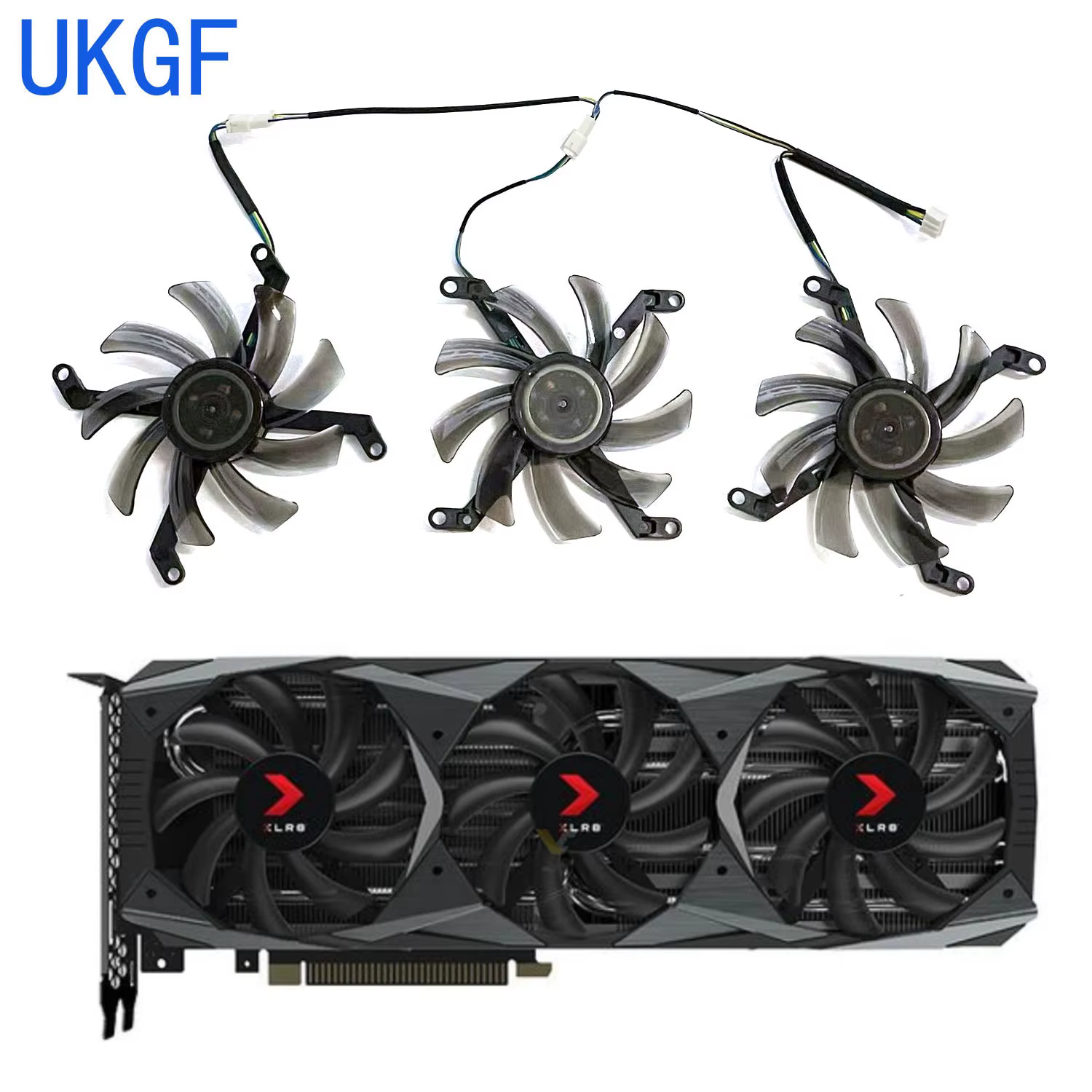 UKGF nouveau ventilateur GPU 85MM T129215SU RTX2070S pour Inno3d PNY Geforce RTX 2070S 2080ti 2080S GTX1080ti XLR8