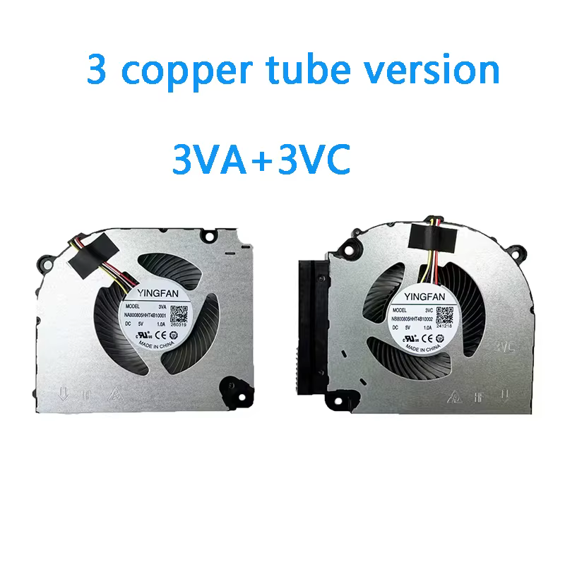 Nouveau ventilateur de refroidissement CPU GPU pour ordinateur portable d'origine pour YINGFAN P15 P16 23 24 Gigabyte G5 Kf Rc55