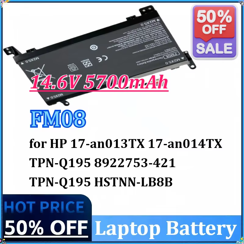 Batterie d'ordinateur portable FM08 nouvellement améliorée