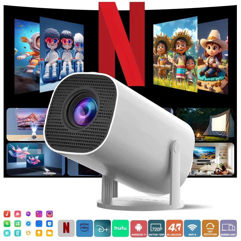 Mini projecteur HD, prend en charge la vidéo 4K
