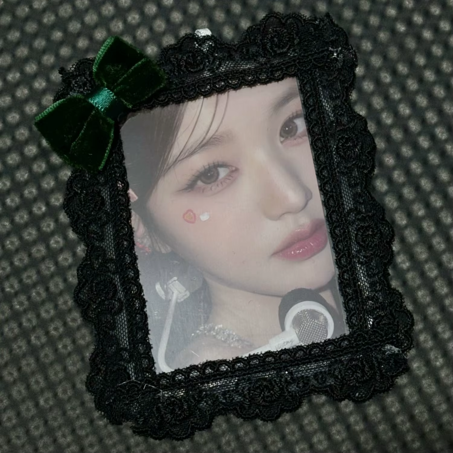 Porte-cartes photo noir