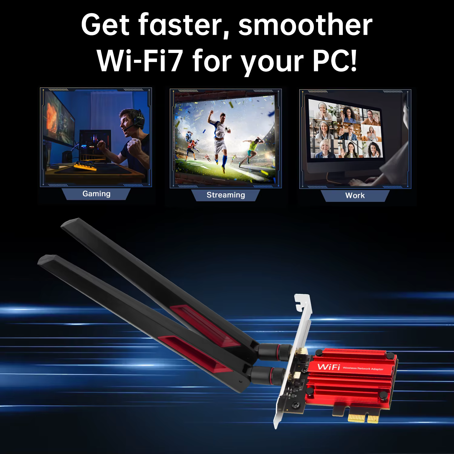 Adaptateur WiFi 7 MT7925 PCIE