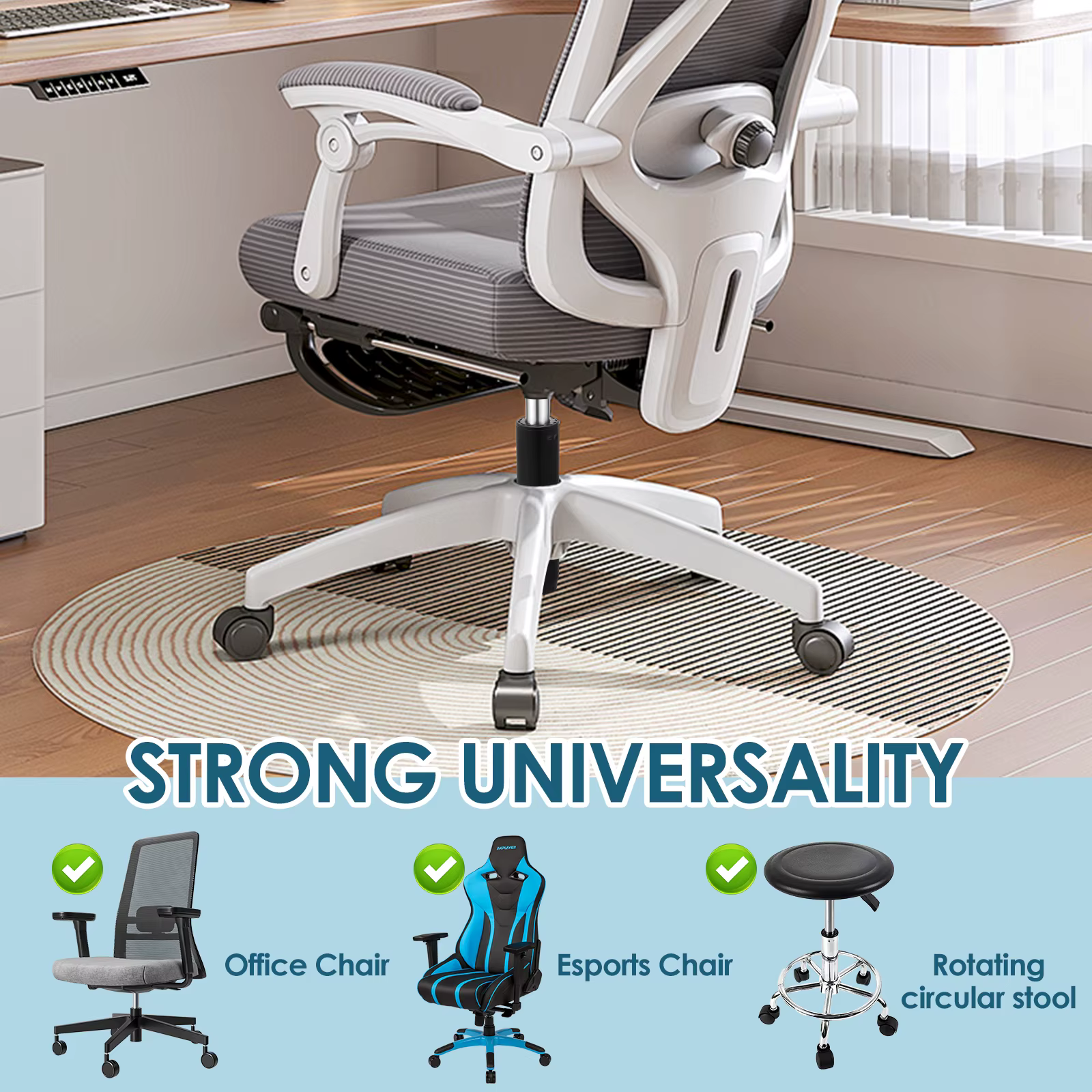 Tige de support pneumatique robuste