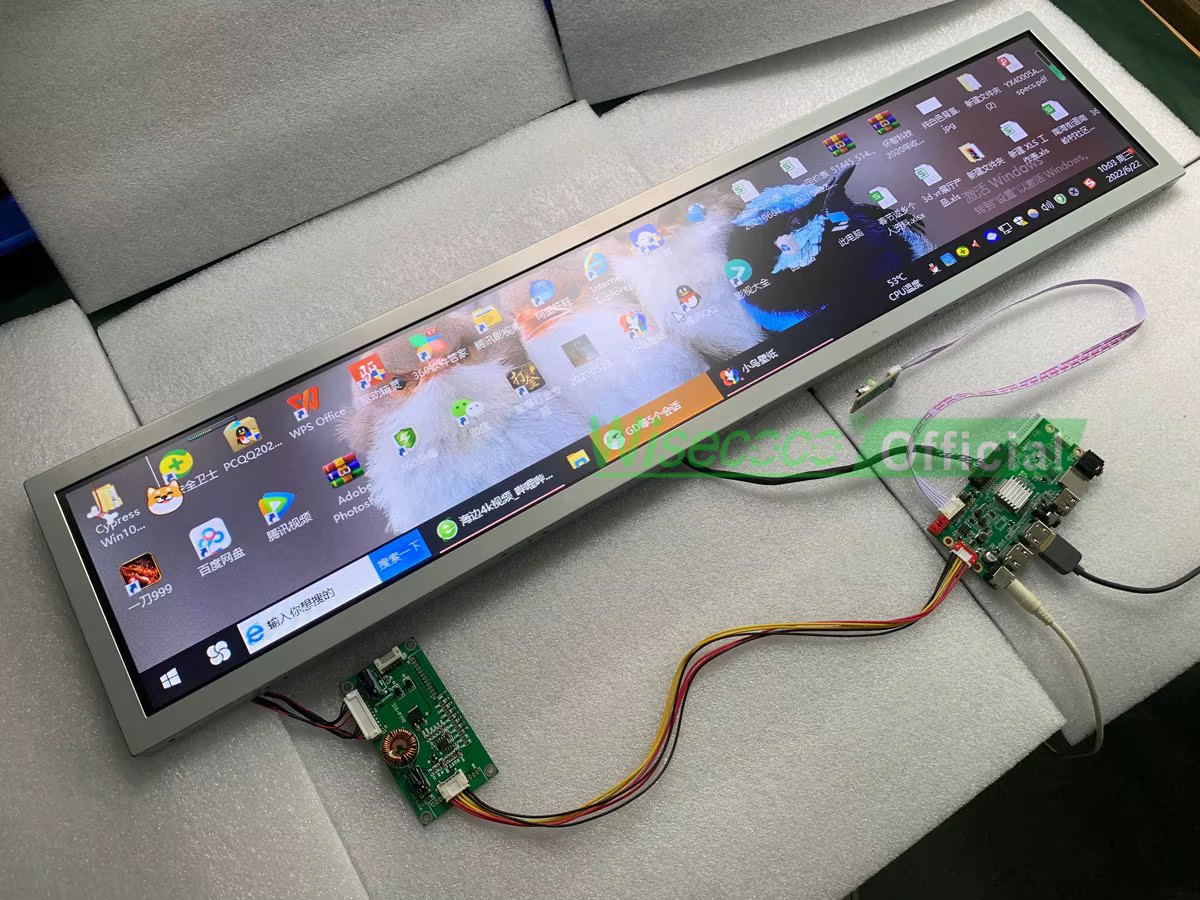 Fissuraminants-Moniteur LCD Ultra Large Étiré de 28 Pouces