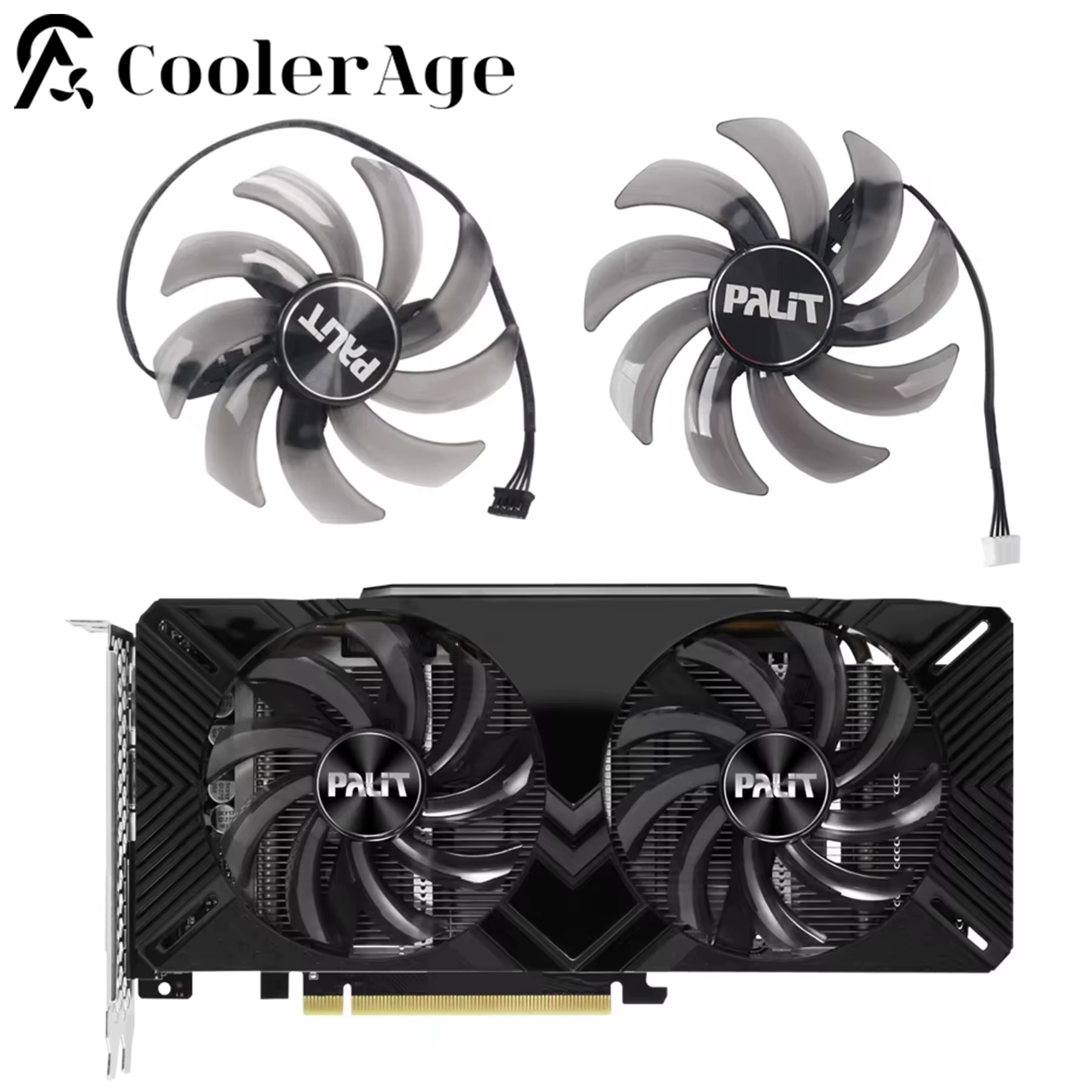 Ventilateur de carte vidéo pour PALiT GeForce GTX 1660 1660Ti RTX 2060 2070 SUPER DUAL 85MM FDC10H12S9-C, refroidissement de remplacement de carte graphique